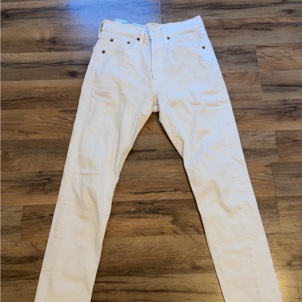 Levi's Premium Cream Denim Jeans